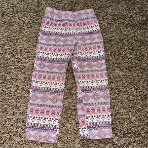Freestyle Pink and Blue Patterned Leggings